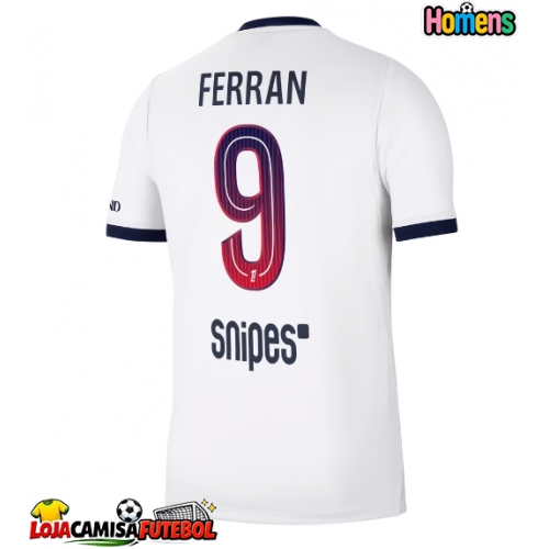 Camisa de Futebol Paris Saint-Germain Ferran Torres #9 Equipamento Secundário 2026-27 Manga Curta